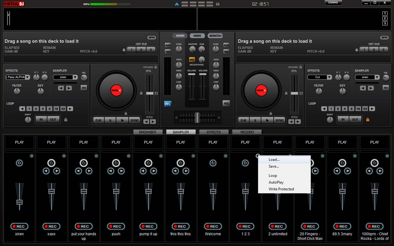 effects for virtual dj download